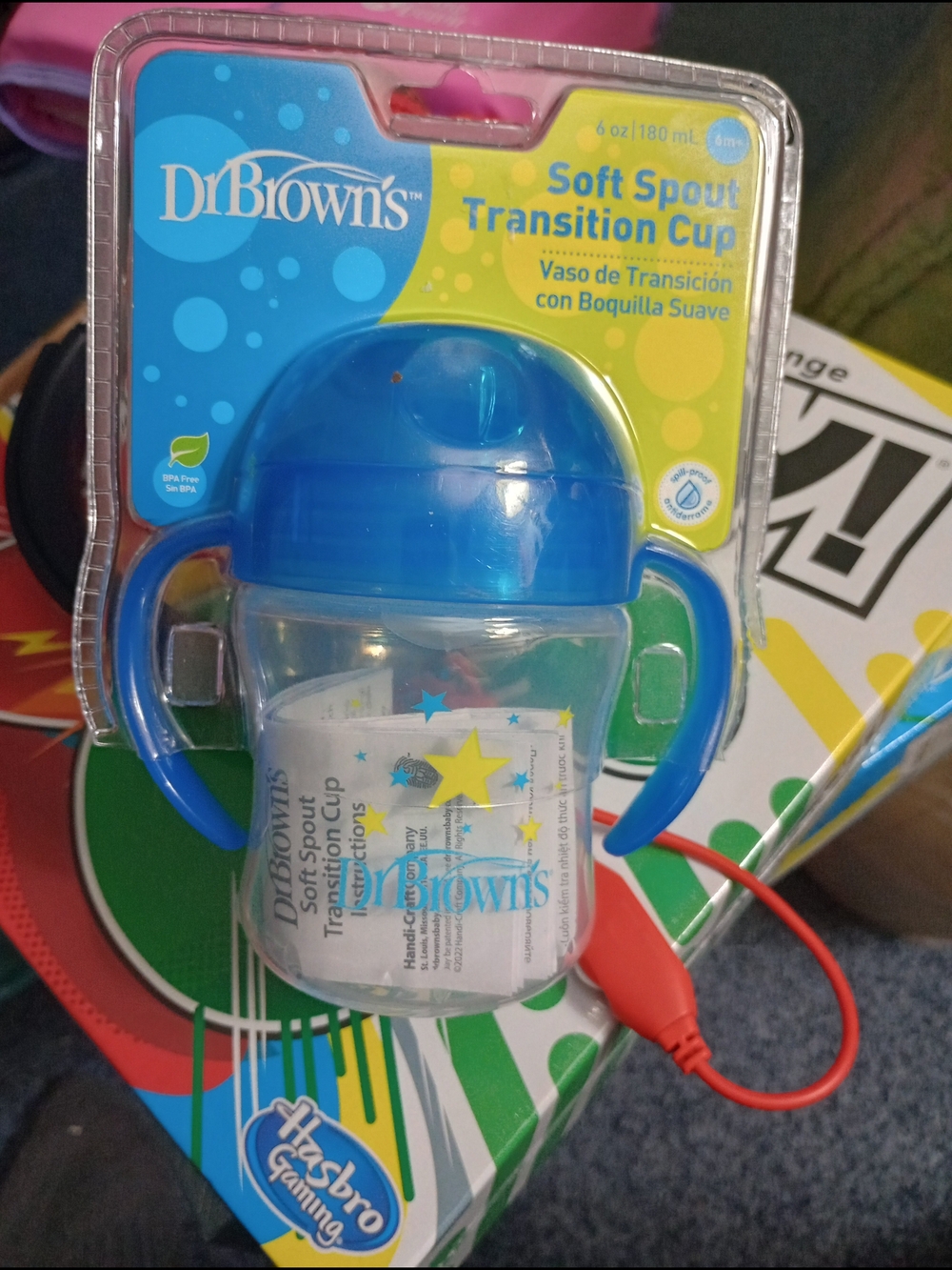 Dr. Brown's Blue Soft Spout Transition Cup for Kids